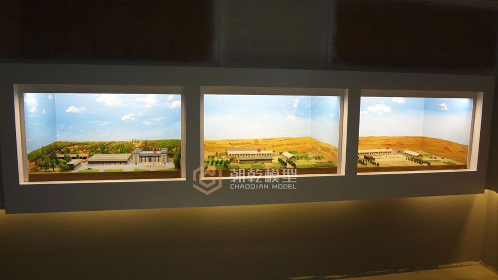 榆林補浪河女子民兵治沙連展廳場(chǎng)景《60年代-70年代的治沙連》