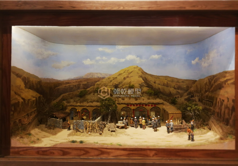 陜北土地革命動(dòng)員大會(huì )微縮場(chǎng)景